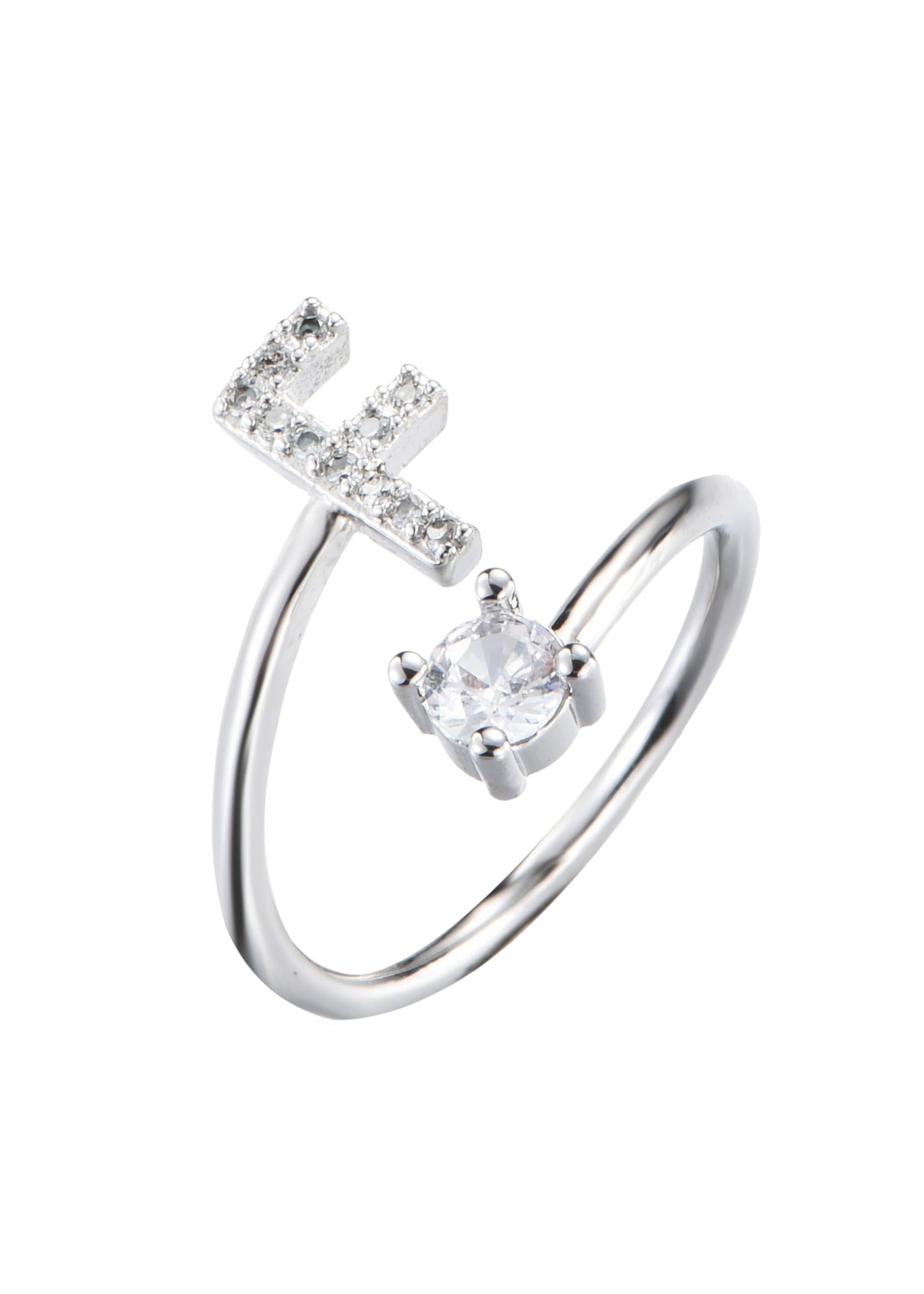 Alphabet-Diamantring