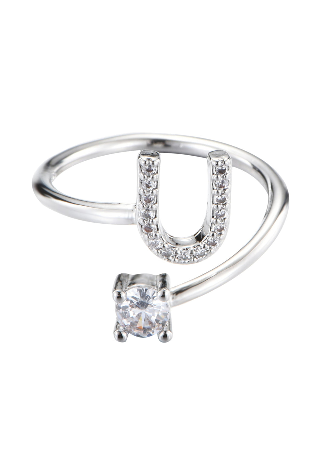 Alphabet-Diamantring