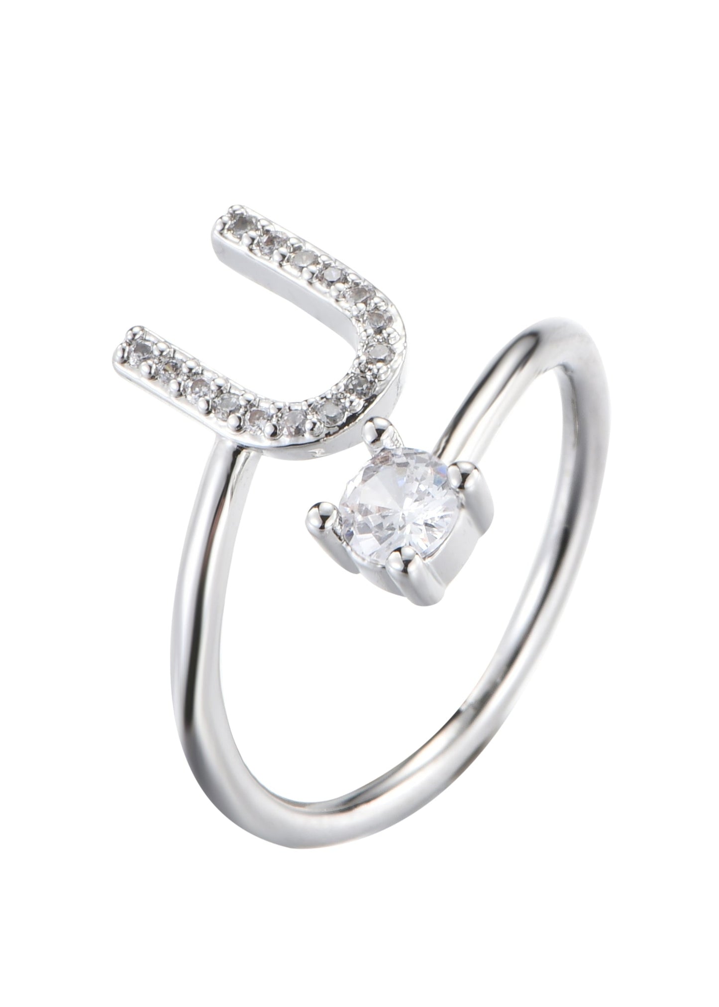 Alphabet-Diamantring