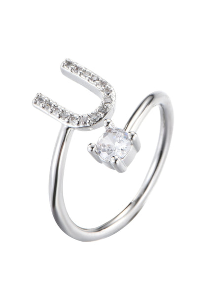 Alphabet-Diamantring