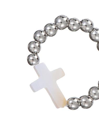 Anello in argento Gary Cross