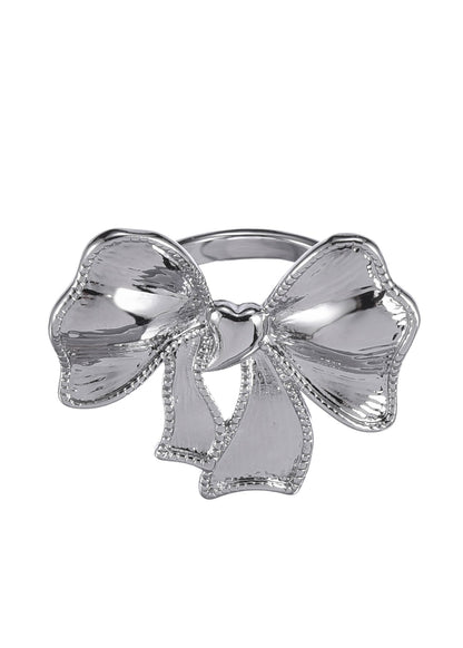 Anello in argento Mako Bow