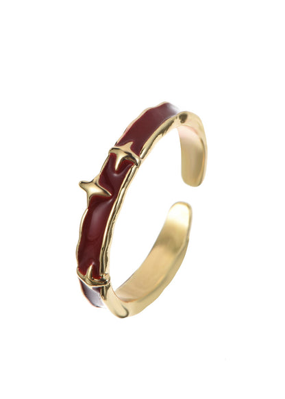 Aster Roter Goldener Ring II