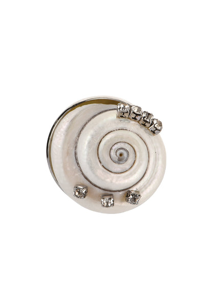 Anello in argento Paolo Shell III