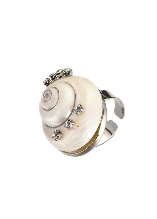 Anello in argento Paolo Shell III