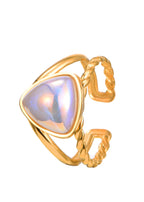 Goldener Ring mit Meerjungfrauenherz