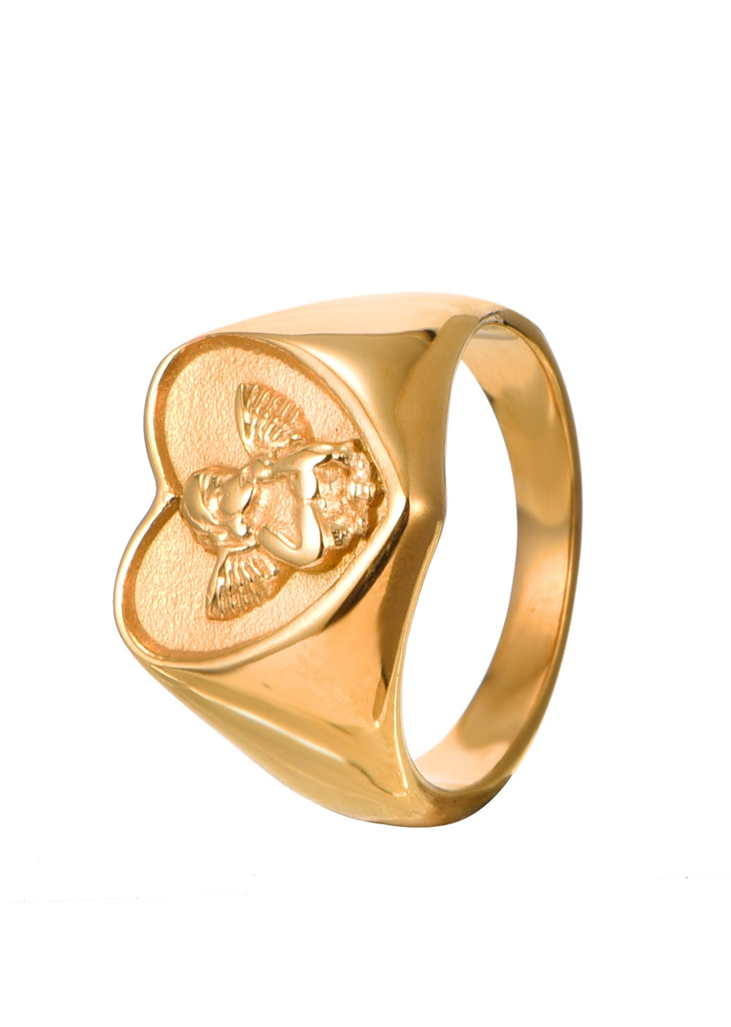 Oh Engel Herz Goldener Ring