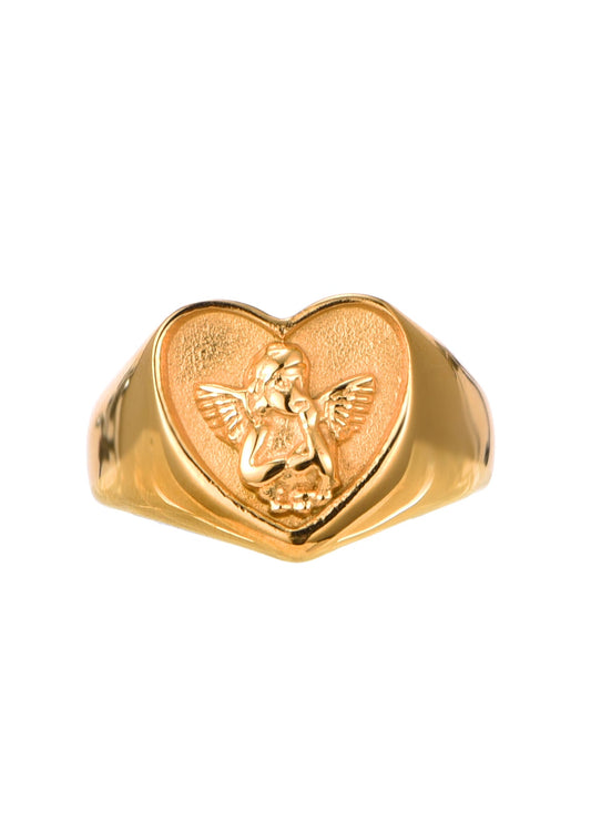 Anello d'oro "Oh Angel Heart"