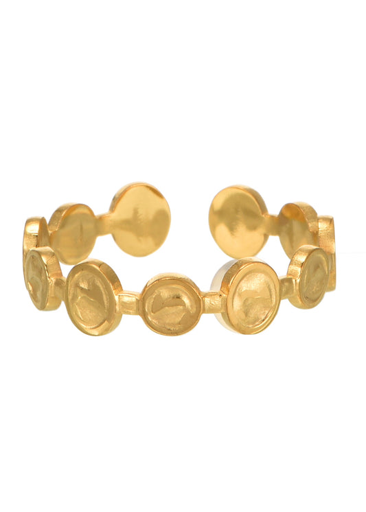 Janice Goldene Münzen Goldener Ring