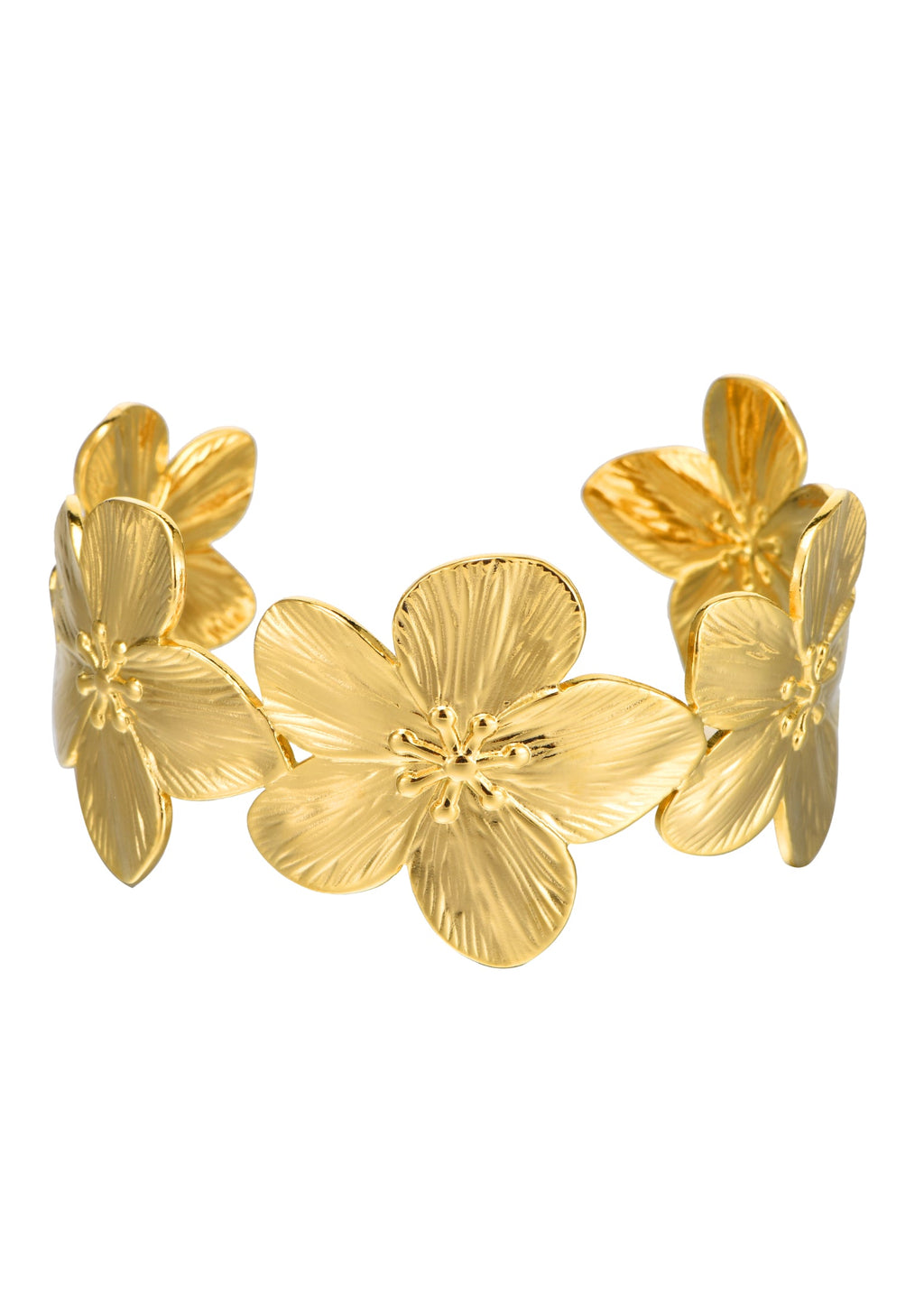 Goldenes Armband „Jungle Flower Siesta“