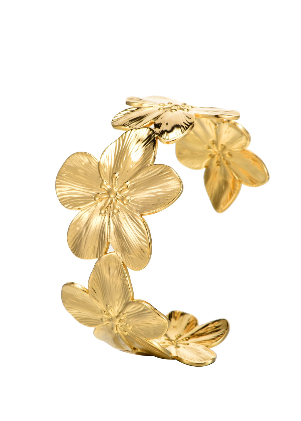 Goldenes Armband „Jungle Flower Siesta“