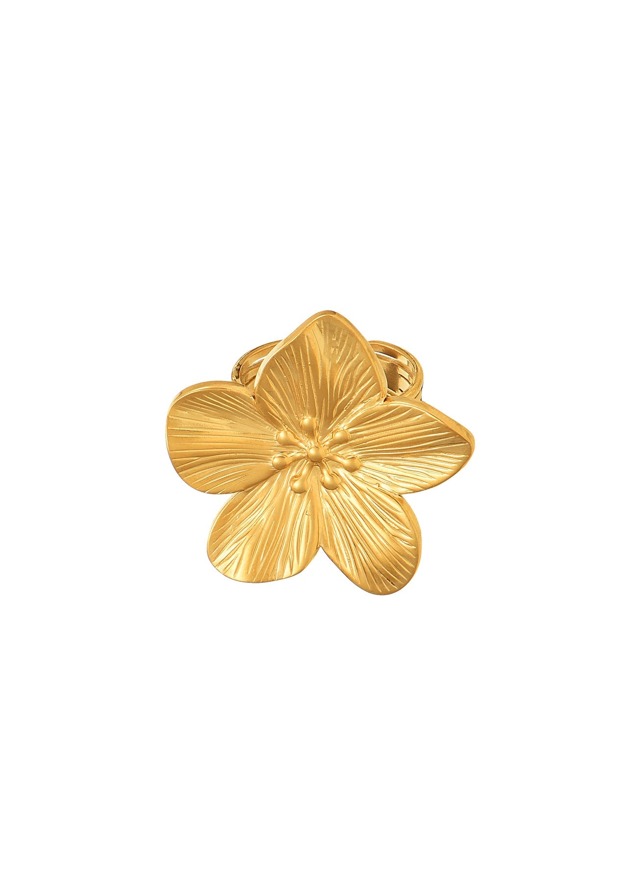 Dschungelblumen-Siesta-Goldring