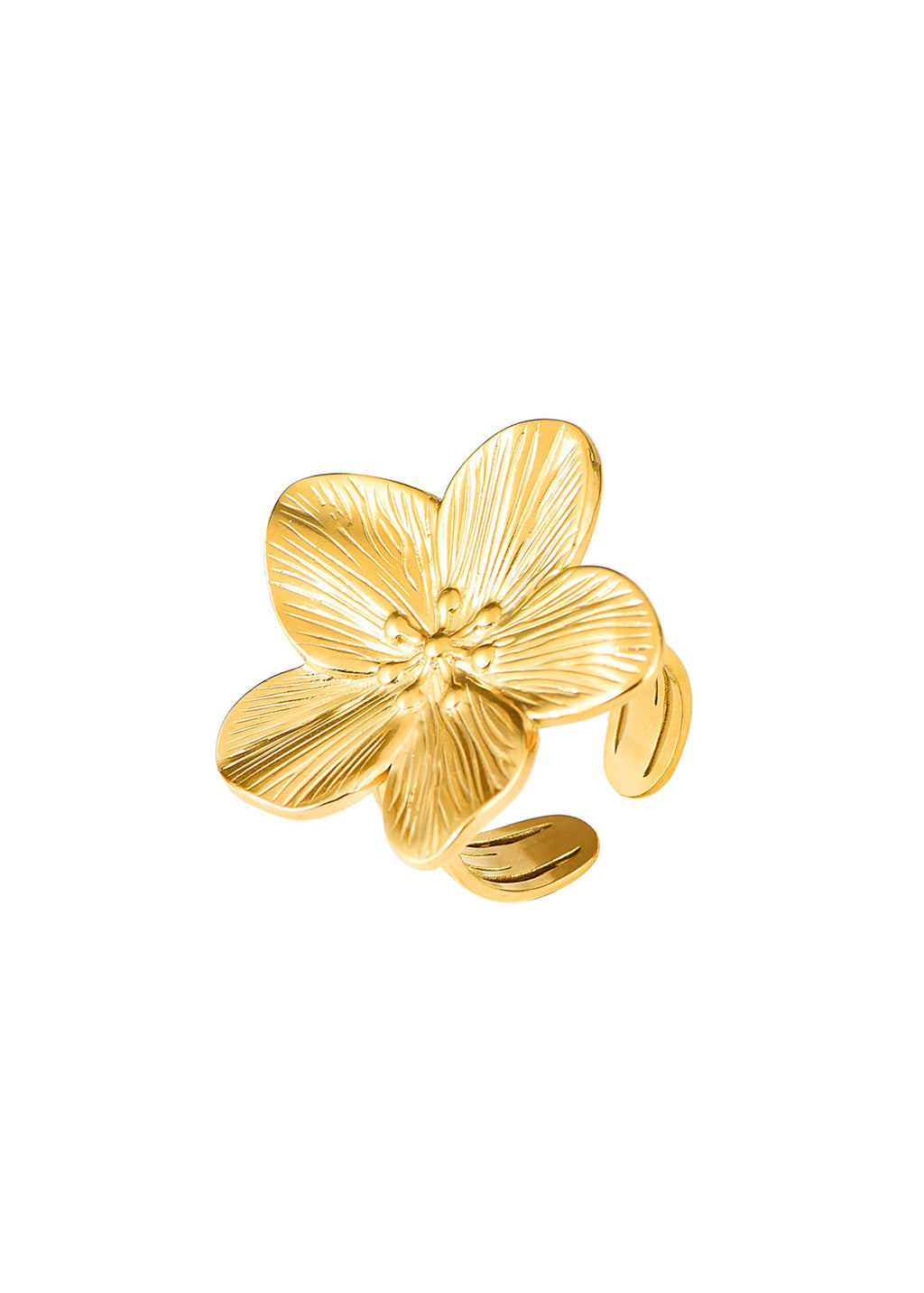 Dschungelblumen-Siesta-Goldring