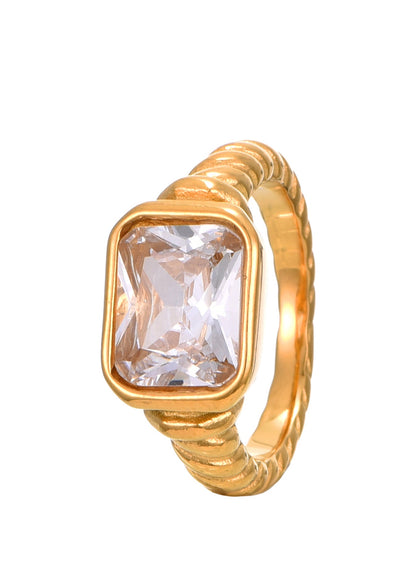 Goldring mit Karema-Diamanten
