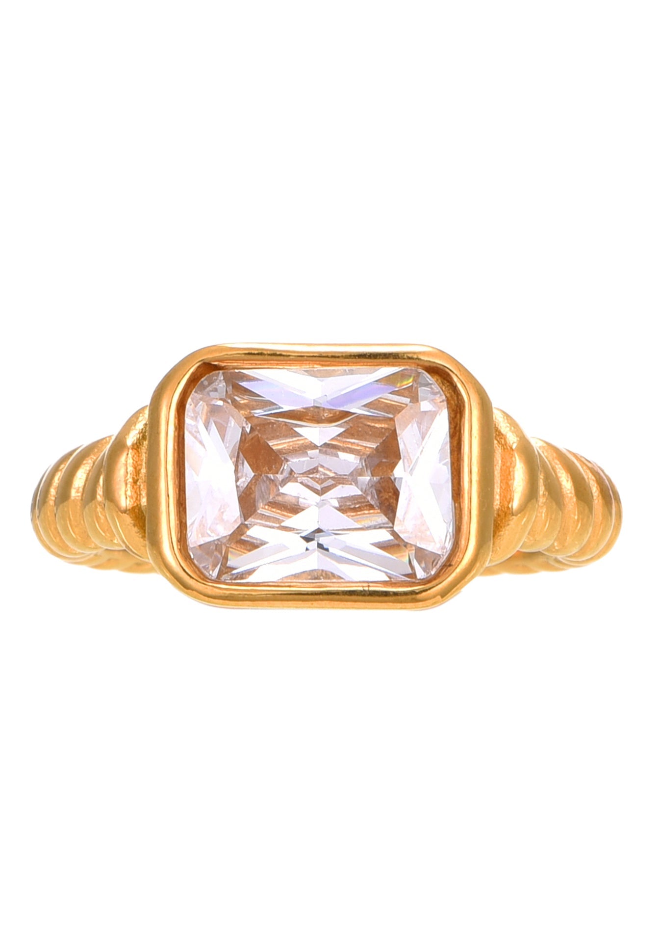 Goldring mit Karema-Diamanten