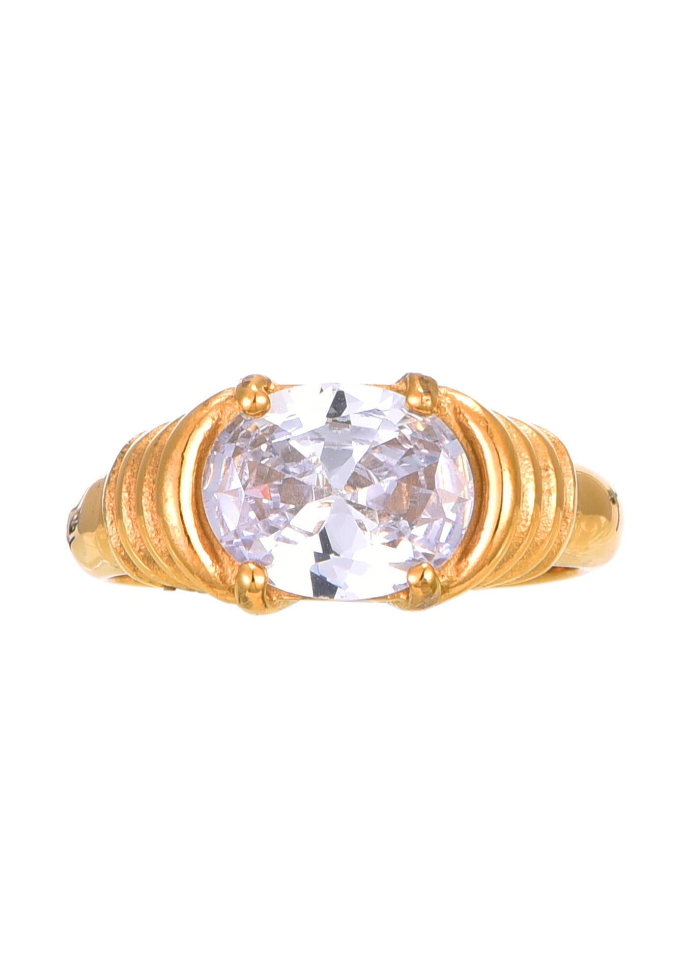 Goldring mit Karema-Diamanten