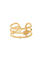 Himmel Stimmung Sonne Stern Mond Goldener Ring