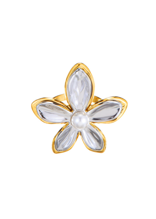 Joanne Flower Silber-Goldring