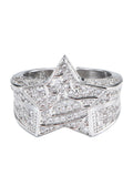 Star Universe Glitzernder Silberring