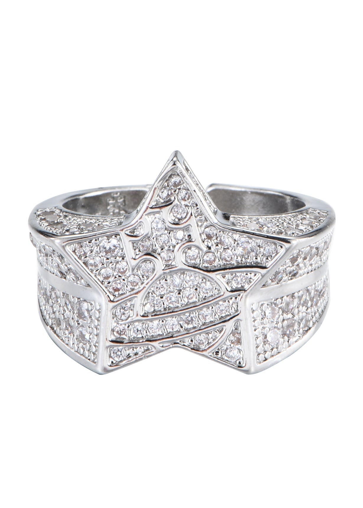 Star Universe Glitzernder Silberring