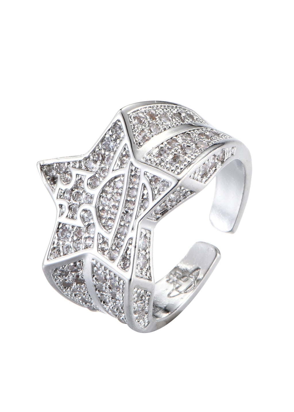 Star Universe Glitzernder Silberring