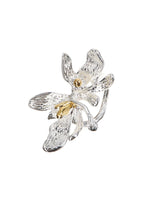 Sandra Wild Flower Silber Goldener Ring