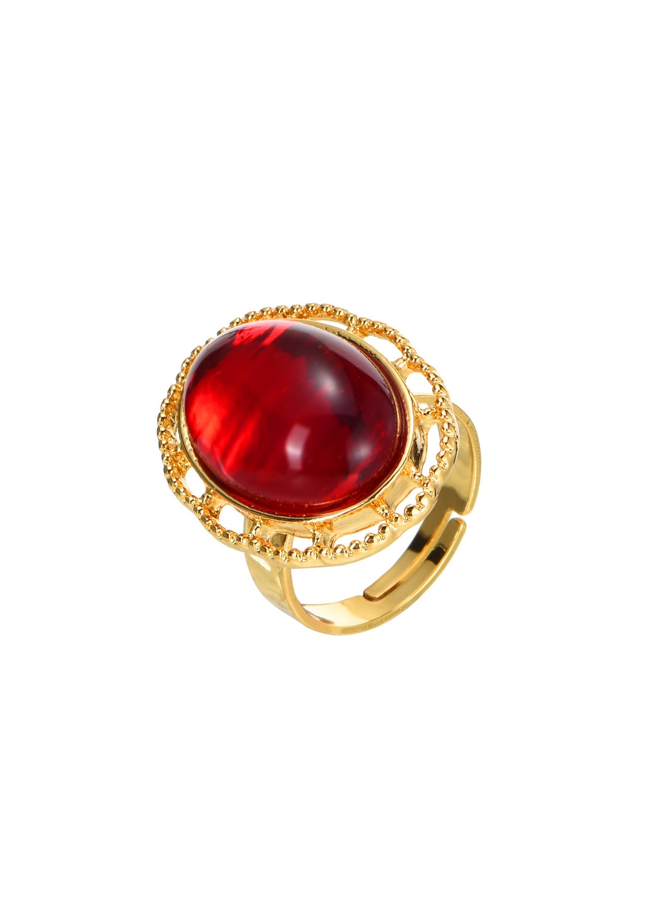 Helena Roter Vintage-Goldring