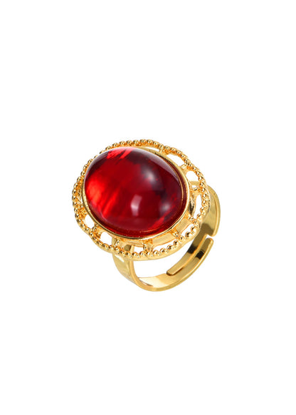 Helena Roter Vintage-Goldring