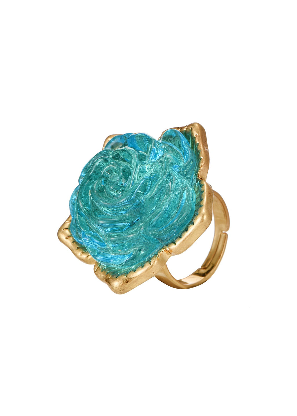 Nachttraum Blauer Rosenring