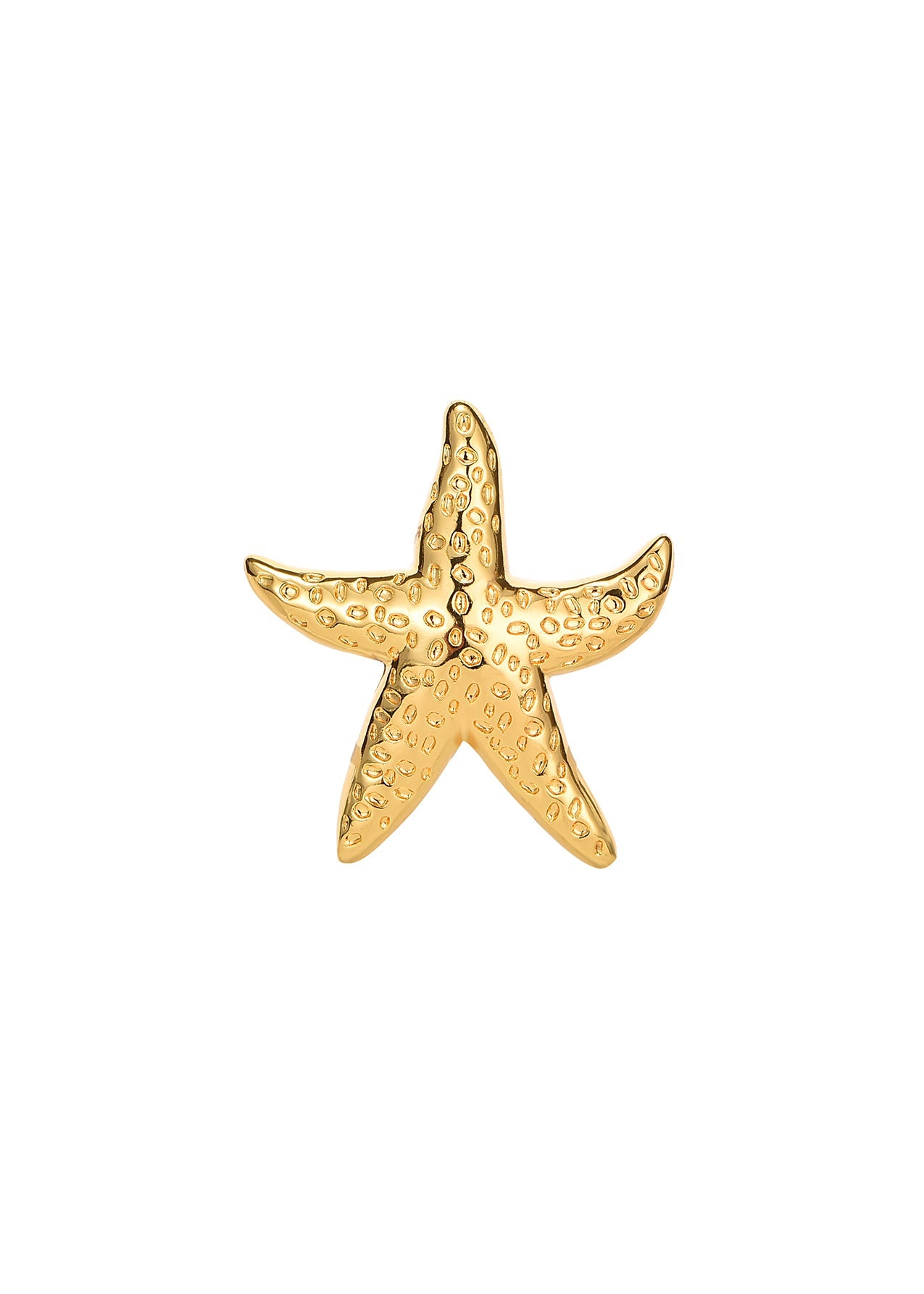 Goldener Ring „Natalia“ mit Seestern
