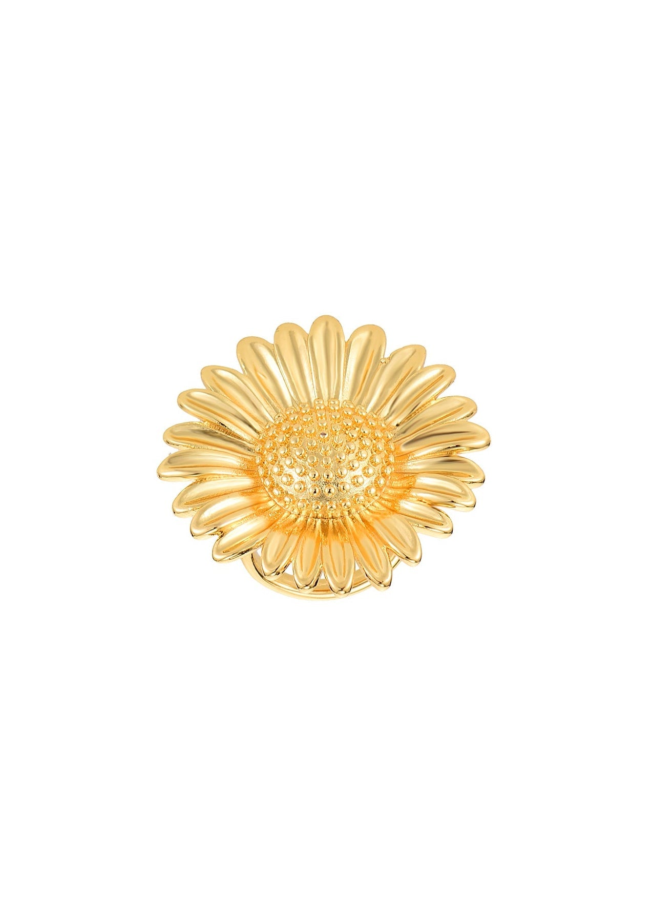 Natalia Daisy Flower Golden Ring