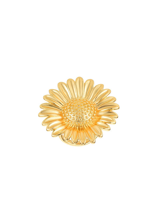 Anello dorato Natalia Daisy Flower