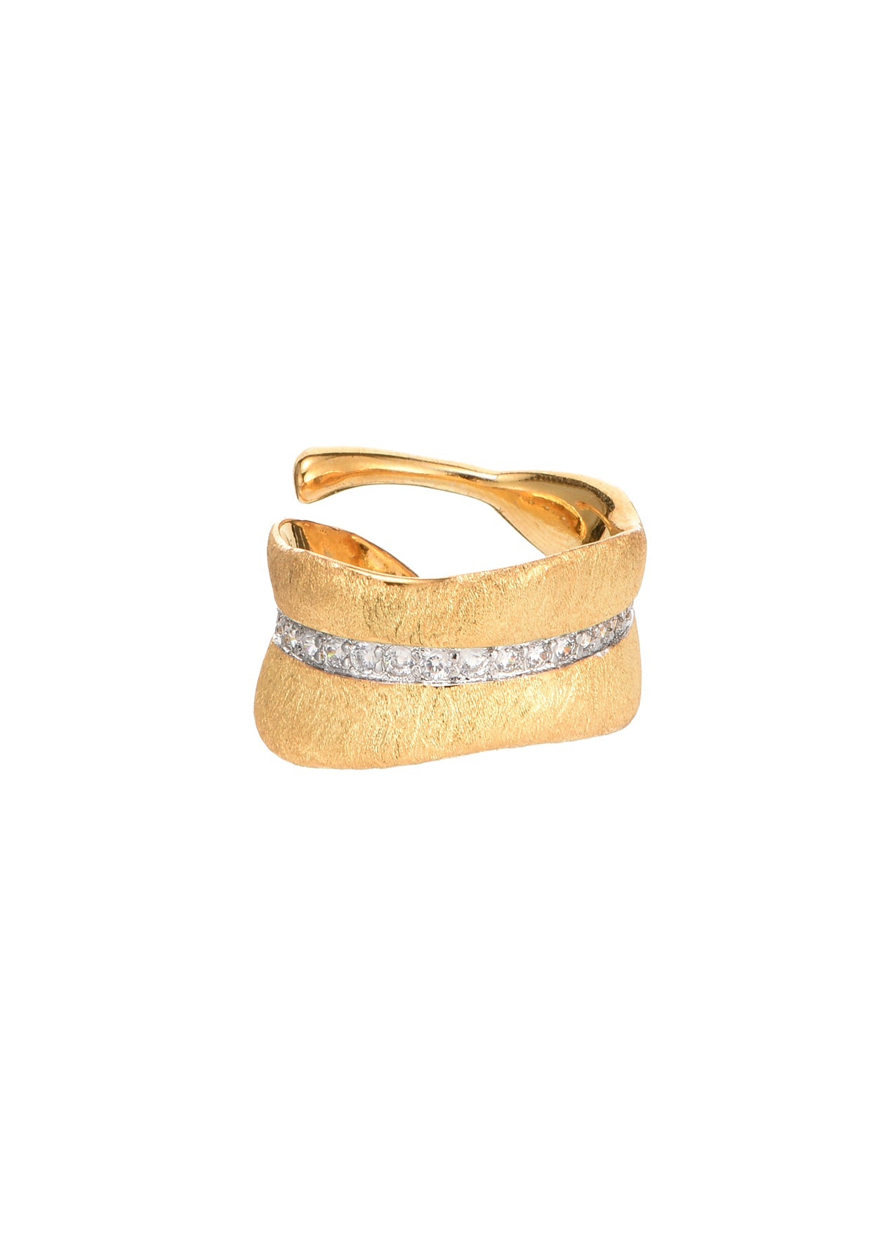 Verstellbarer goldener Ring Colette
