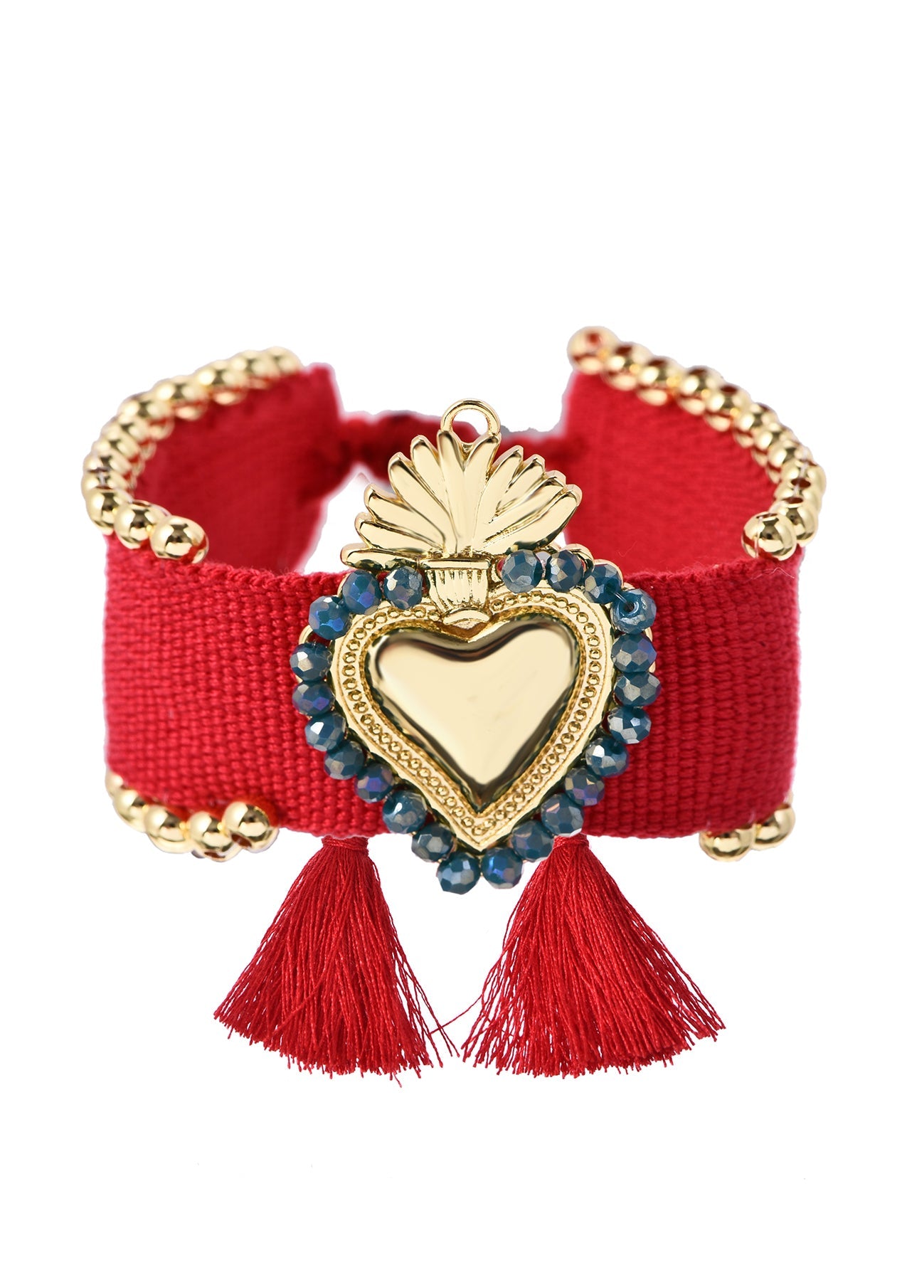 Sacre Coeur Ardent Herz Rotes Armband