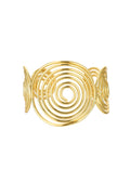 Jacklyn Golden Circle Armreif