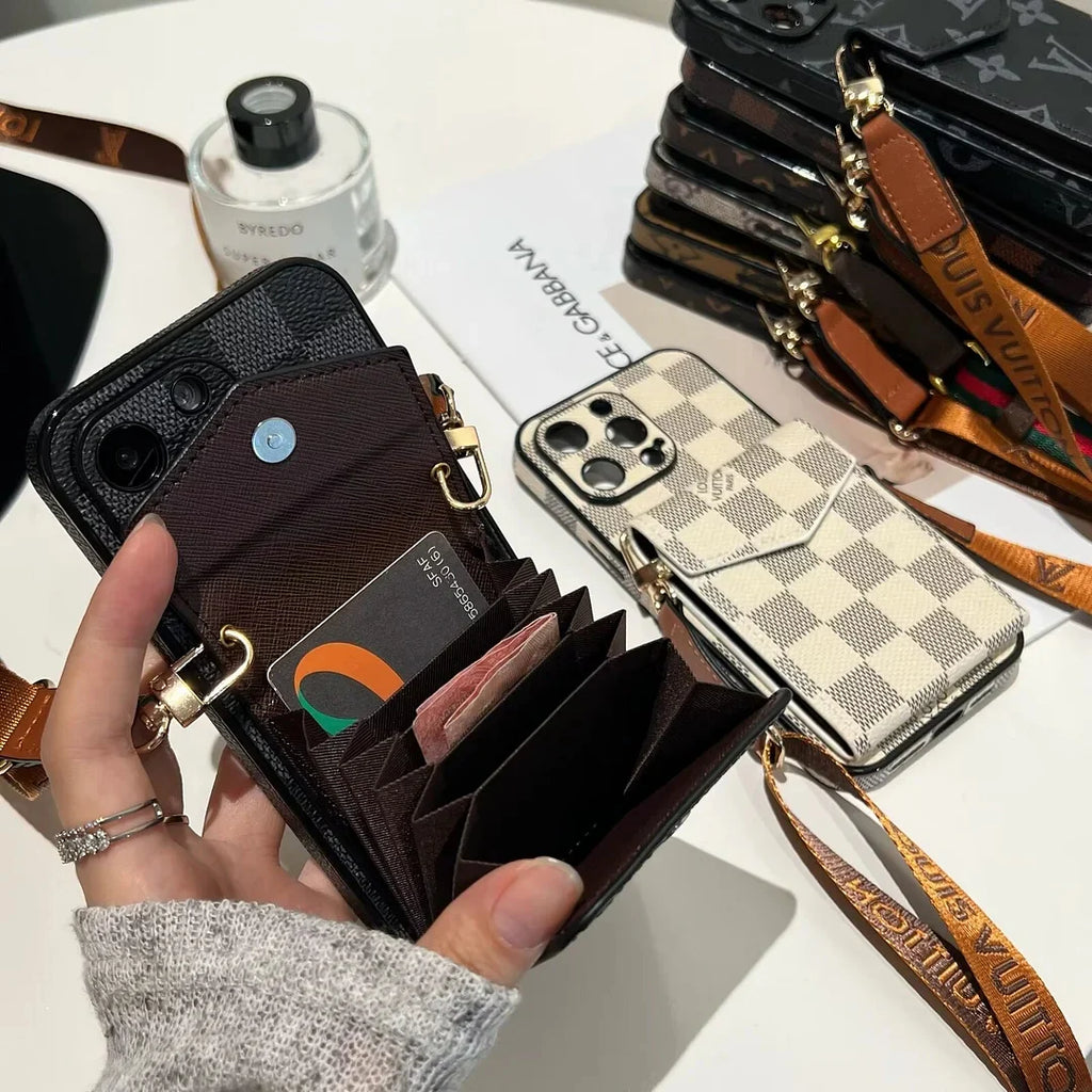 Elegante Crossbody-Handyhülle für das iPhone