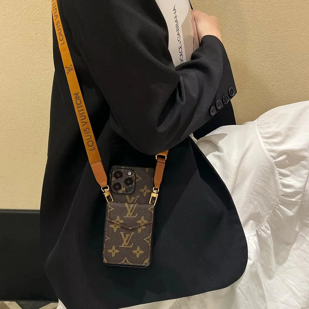 Elegante Crossbody-Handyhülle für das iPhone