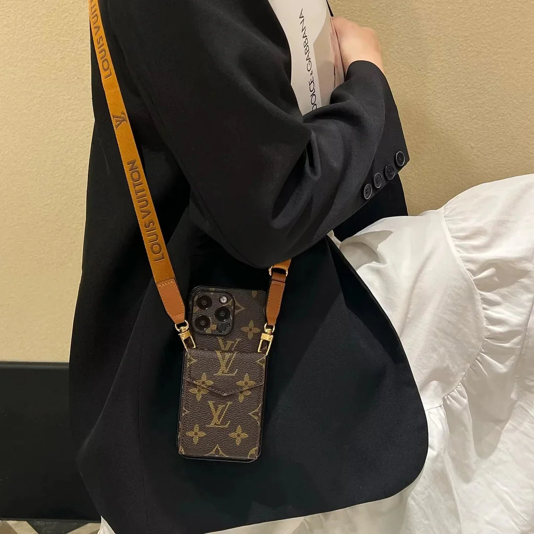 Elegante Crossbody-Handyhülle für das iPhone