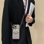 Elegante Crossbody-Handyhülle für das iPhone