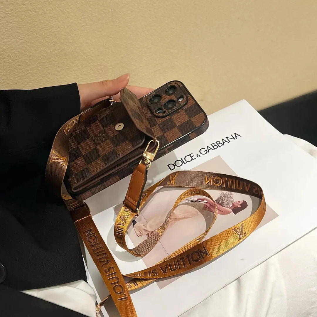 Elegante Crossbody-Handyhülle für das iPhone
