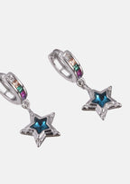 Star River Ohrringe mit funkelnden Edelsteinen