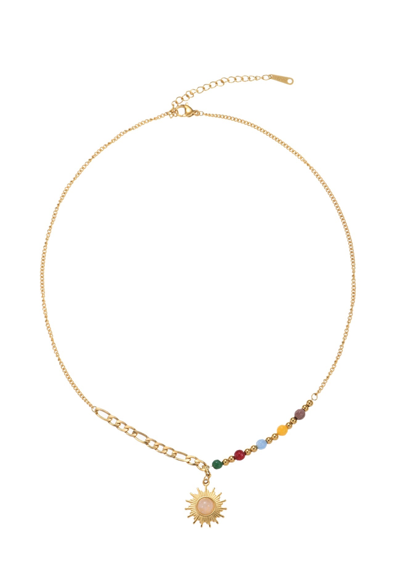 Collana dorata Sonia Soleil Sun