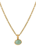 Jaded Jade Goldene Halskette