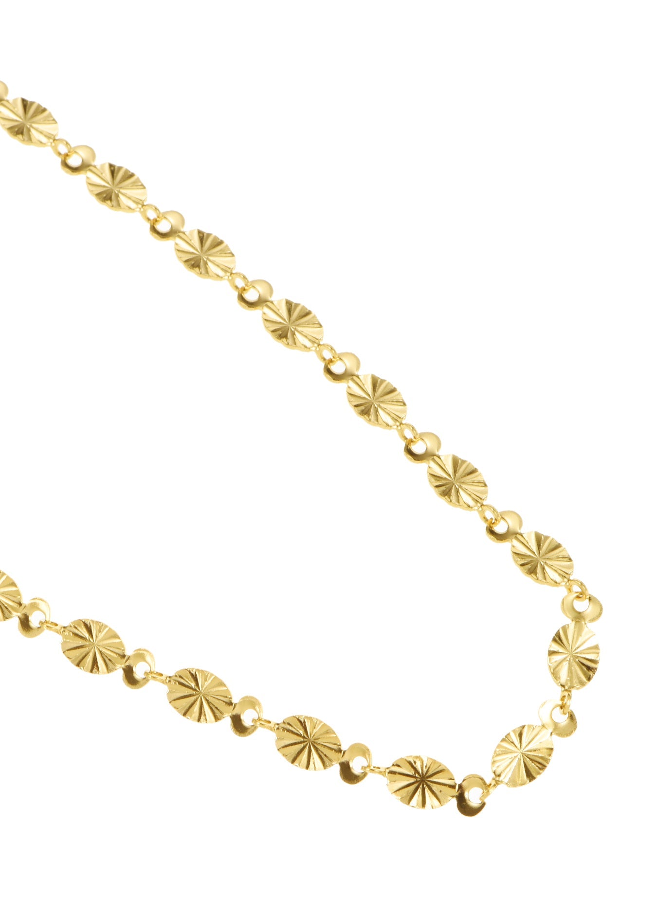 Rubby Golden Chain Necklace