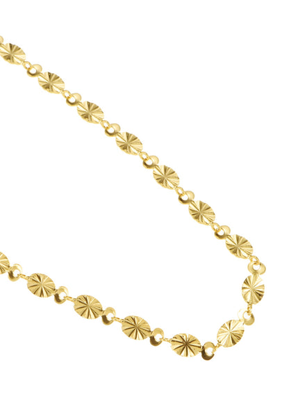 Rubby Golden Chain Necklace