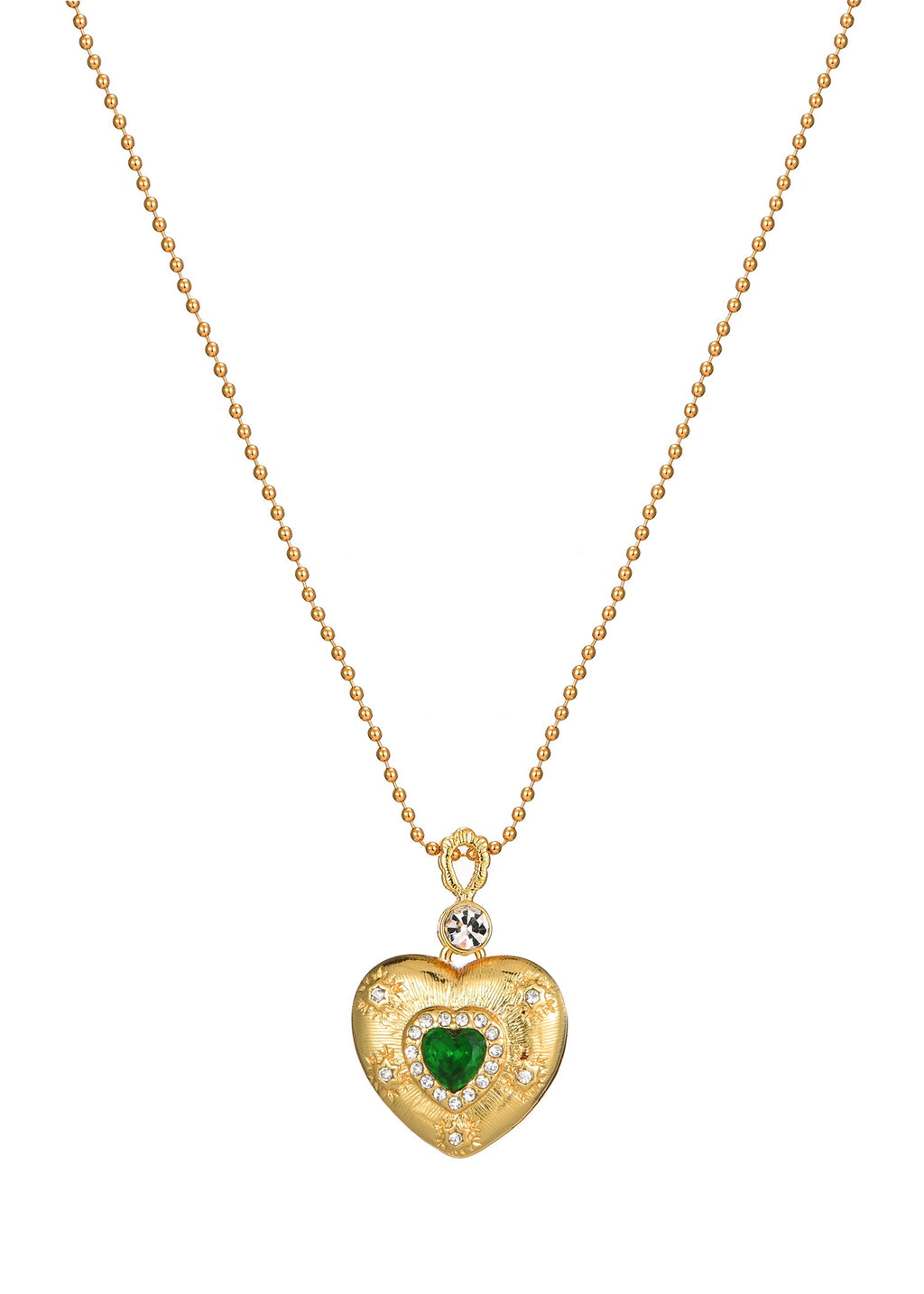 Gabrielle Green Love Edelstein-Halskette