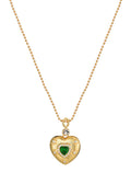 Gabrielle Green Love Edelstein-Halskette
