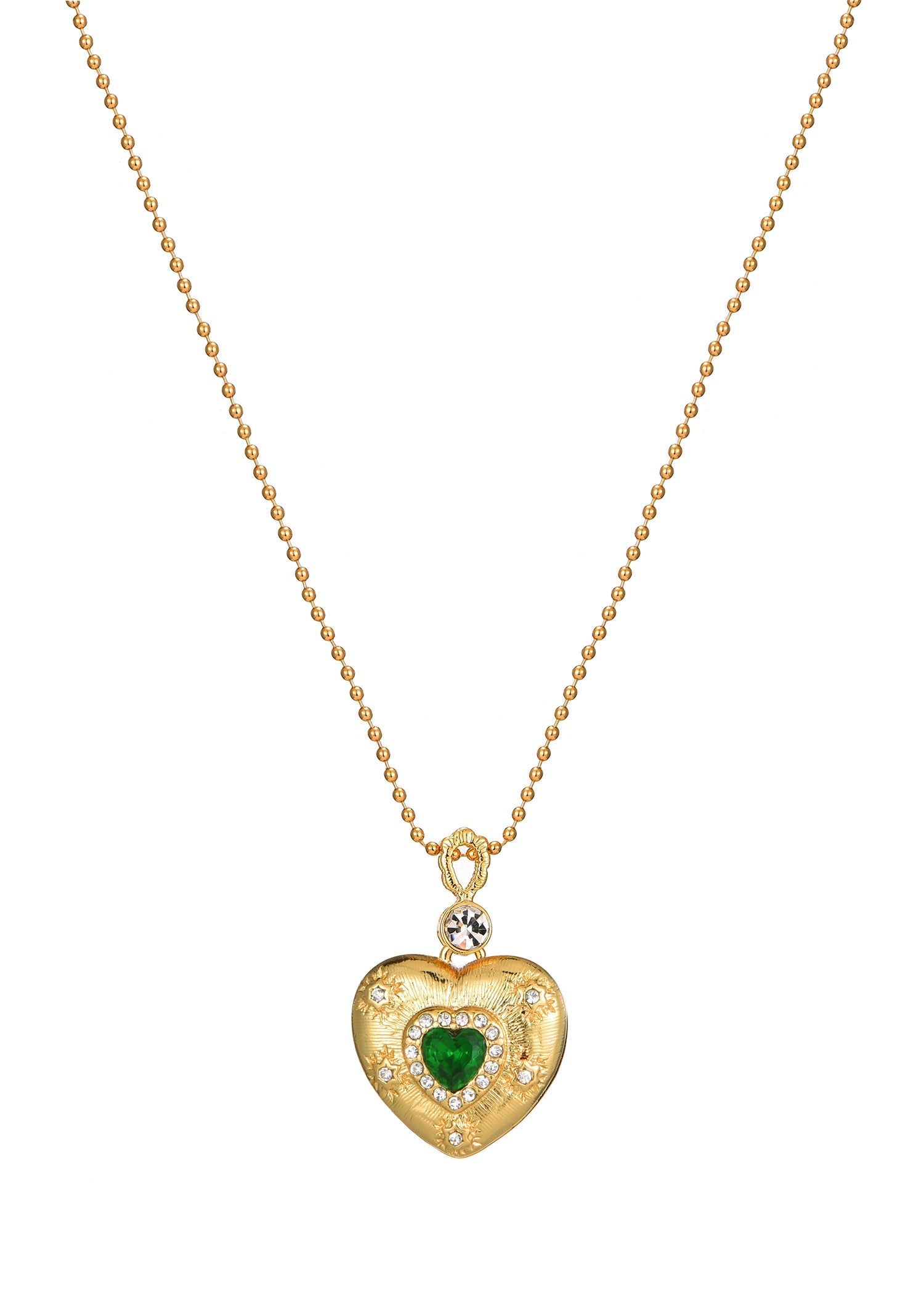 Gabrielle Green Love Edelstein-Halskette