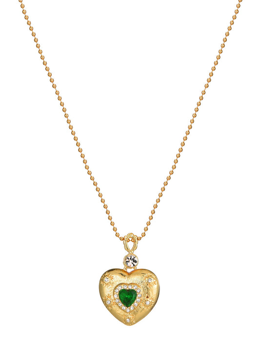 Collana con pietre preziose Gabrielle Green Love