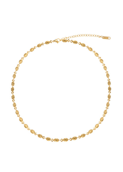 Rubby Golden Chain Necklace